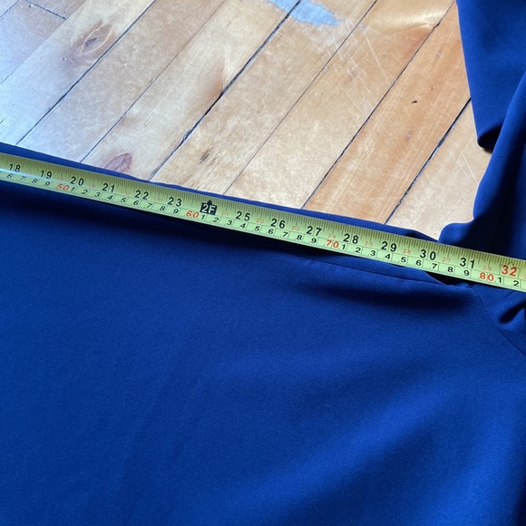 Finders Keeper navy blue wide leg deep V jumpsuit - Picture 14 of 15